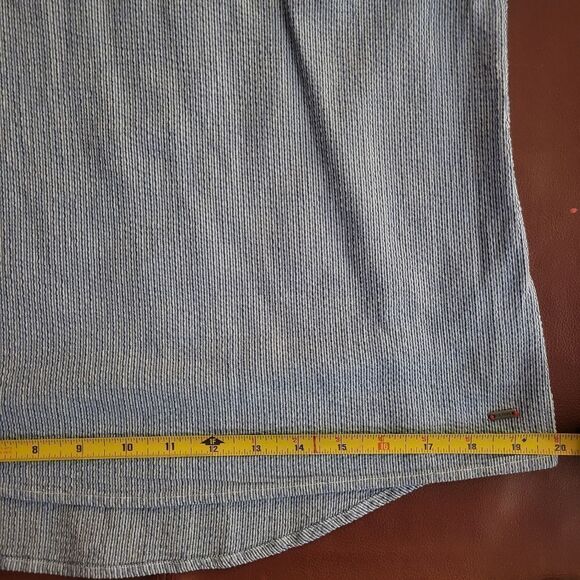 Tommy Hilfiger Blue Flare Sleeve Blouse - Picture 13 of 16